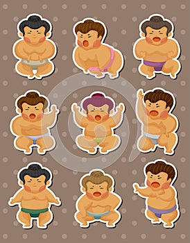 Sumo player stickers