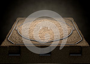Sumo Ring Empty