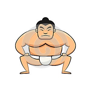 Sumo wrestler icon