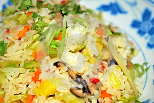 Sumptuous pineapple fried rice