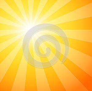 Sun abstract background with explosion