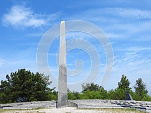 Sun clock in Neringa, Lithuania