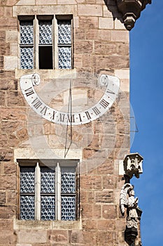 Sun clock Nuremberg Bavaria Germany