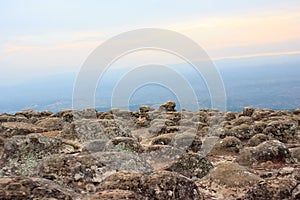 Sun Crack rocks at Phu Hin Rongkla national park, Phitsanulok