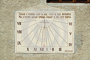 Sun dial photo