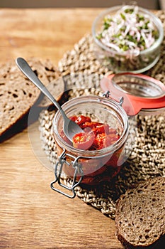 Sun-dried cherry tomatoes