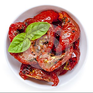 Sun Dried Tomatoes Isolated