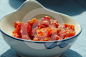 Sun dried tomatos photo