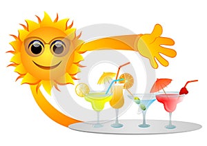 Slnko a nápoje 