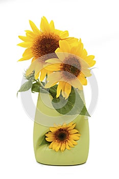 Sun flower in vase