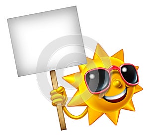 Sun Fun Mascot Sign