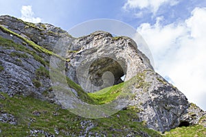 The Sun Gate landmark of Lotru mountains