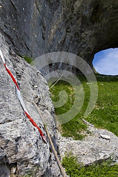 The Sun Gate landmark of Lotru mountains