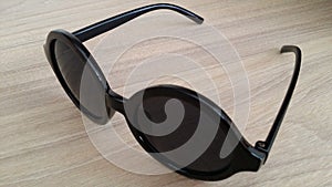 Sun glass closedup