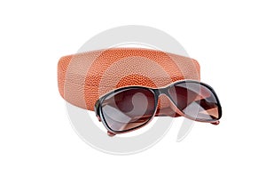 Sun glasses and eyeglasses case