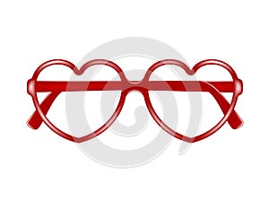 Sun glasses frame in shape of heart