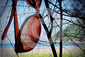 Sun Glasses at Riting Beach in Aceh Besar, Aceh