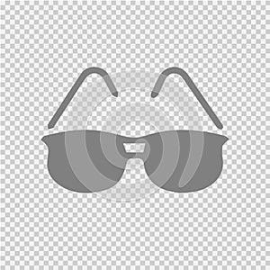 Sun glasses vector icon eps 10.