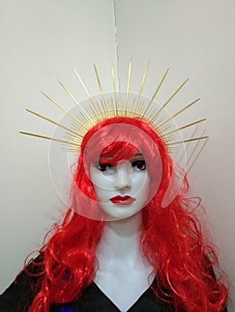 Sun goddess crown fairy queen futuristic wonderland