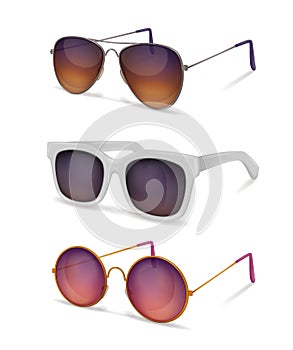 Sun Goggles Realistic Set