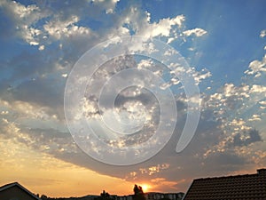 the sun going down in johannesburg