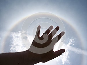 Sun halo