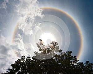 Sun halo