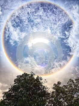 Sun halo