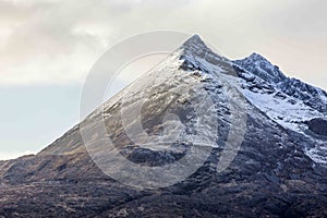 Sun hits the Black Cuillins