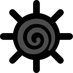 sun icon design ,graphic icon black and white