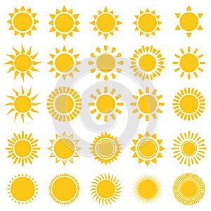 Sun icons