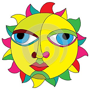 Sun illustration