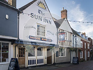 The Sun Inn Public House, Faversham, Kent, UK