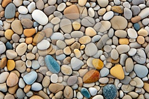 sun-kissed pebbles subtly glinting