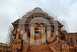 The sun kornark temple orissa india