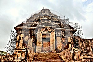 The sun kornark temple orissa india