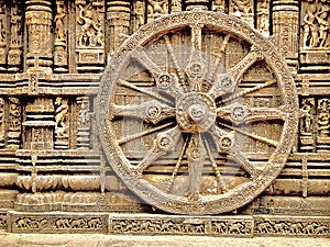 The sun kornark temple orissa india photo