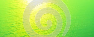 Sun light and abstract green waves background