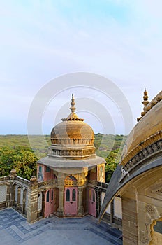 Sun-lit dome, Vijay Vilas Palace, Bhuj, Gujarat photo