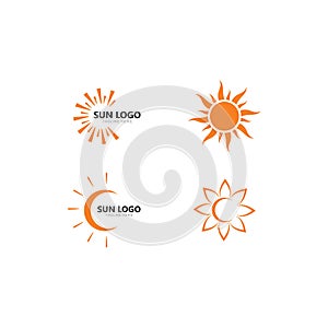 sun Logo Icon Vector illustration