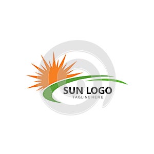 sun Logo Icon Vector illustration
