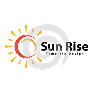 Sun  Logo Vector Design Template