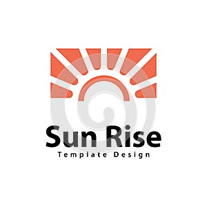 Sun  Logo Vector Design Template