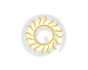 sun logo vector templates