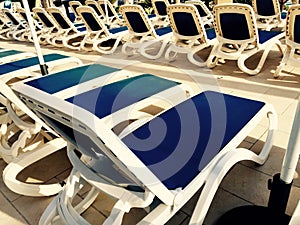 Sun loungers and sunbeds