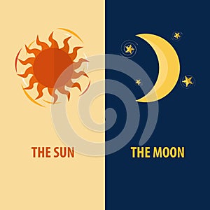 The sun and The moon