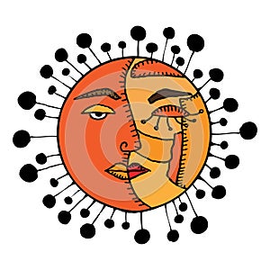 Sun and Moon combination