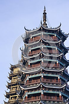 Sun and Moon Pagodas, Guilin, China