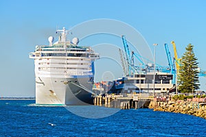 Sun Princess cruise ship in Port Adelaide