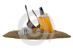 Sun protection on the beach